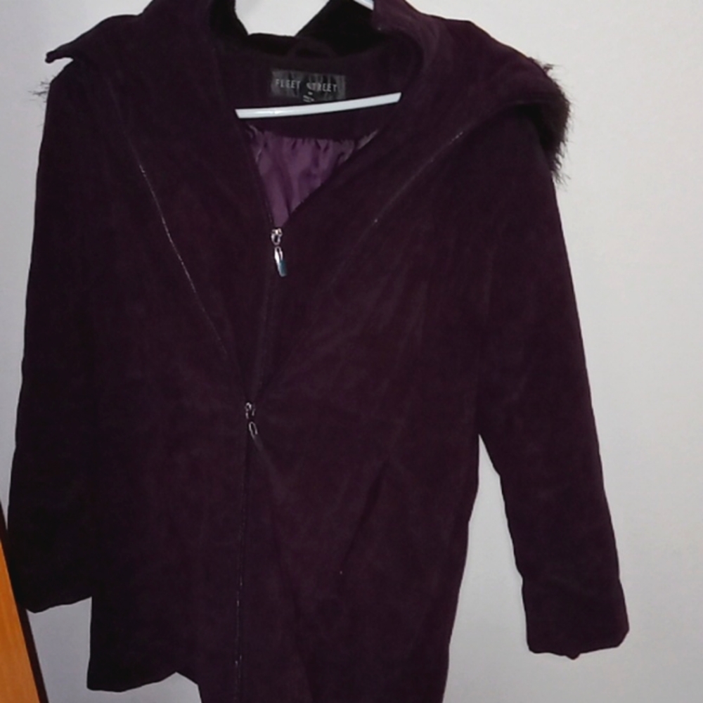 Fleet Street size M purple winter jacket